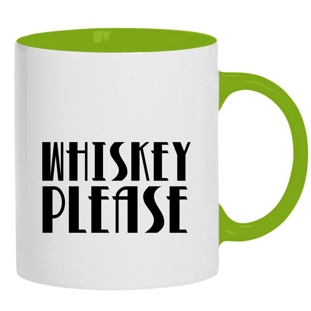 Whiskey please kubek ucho kolor kolor zielony