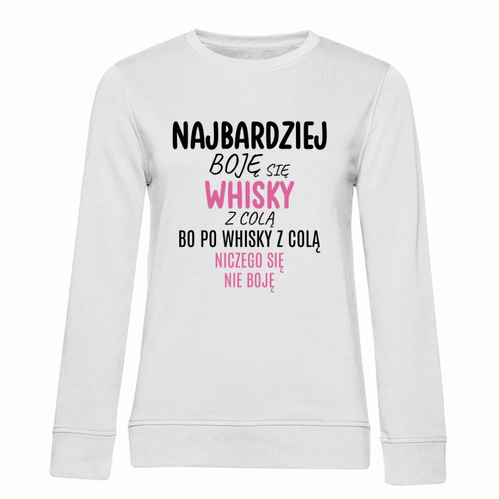 Whisky z Colą bluza damska bez kaptura