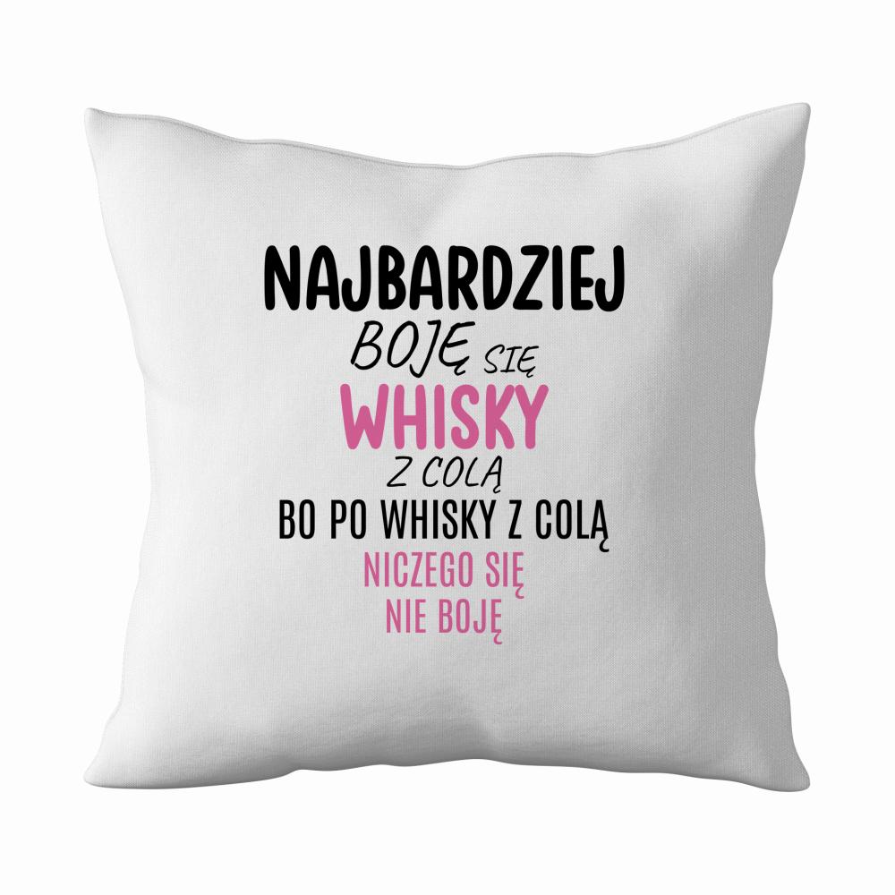Whisky z Colą poduszka