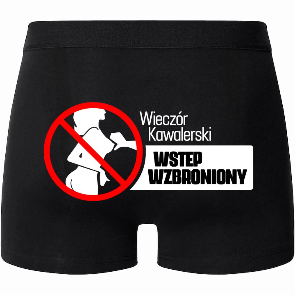 Wieczór kawalerski, wstęp wzbroniony bokserki męskie