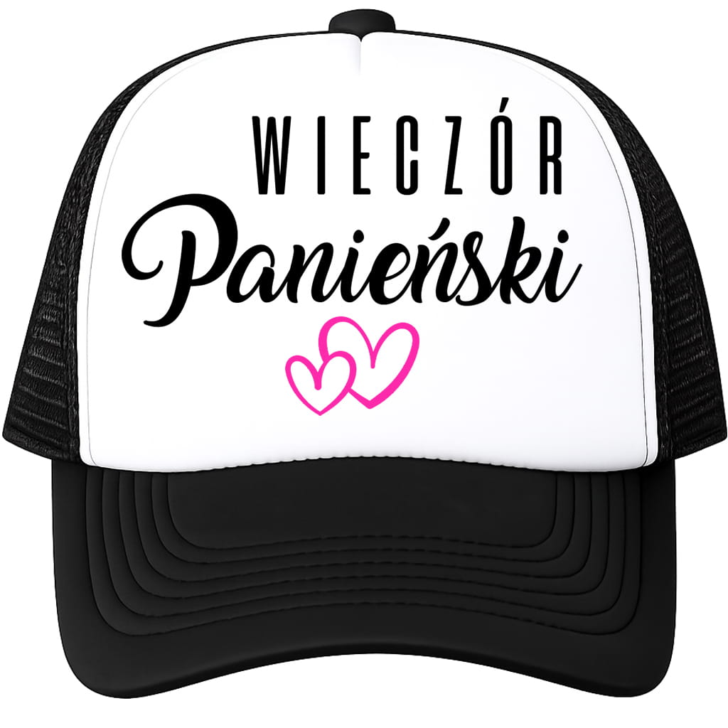WIECZÓR PANIEŃSKI 3 czapka z daszkiem kolor czarny