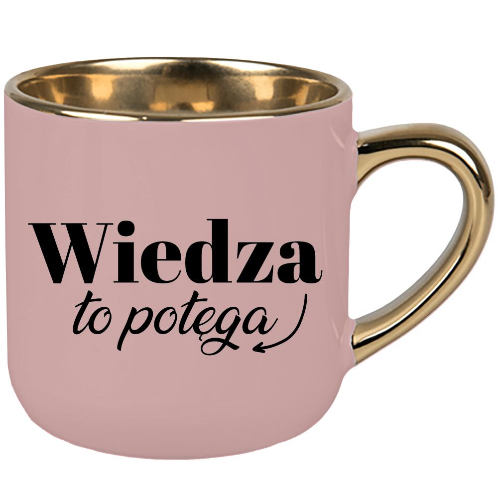 Wiedza to potęga kubek elegant duży