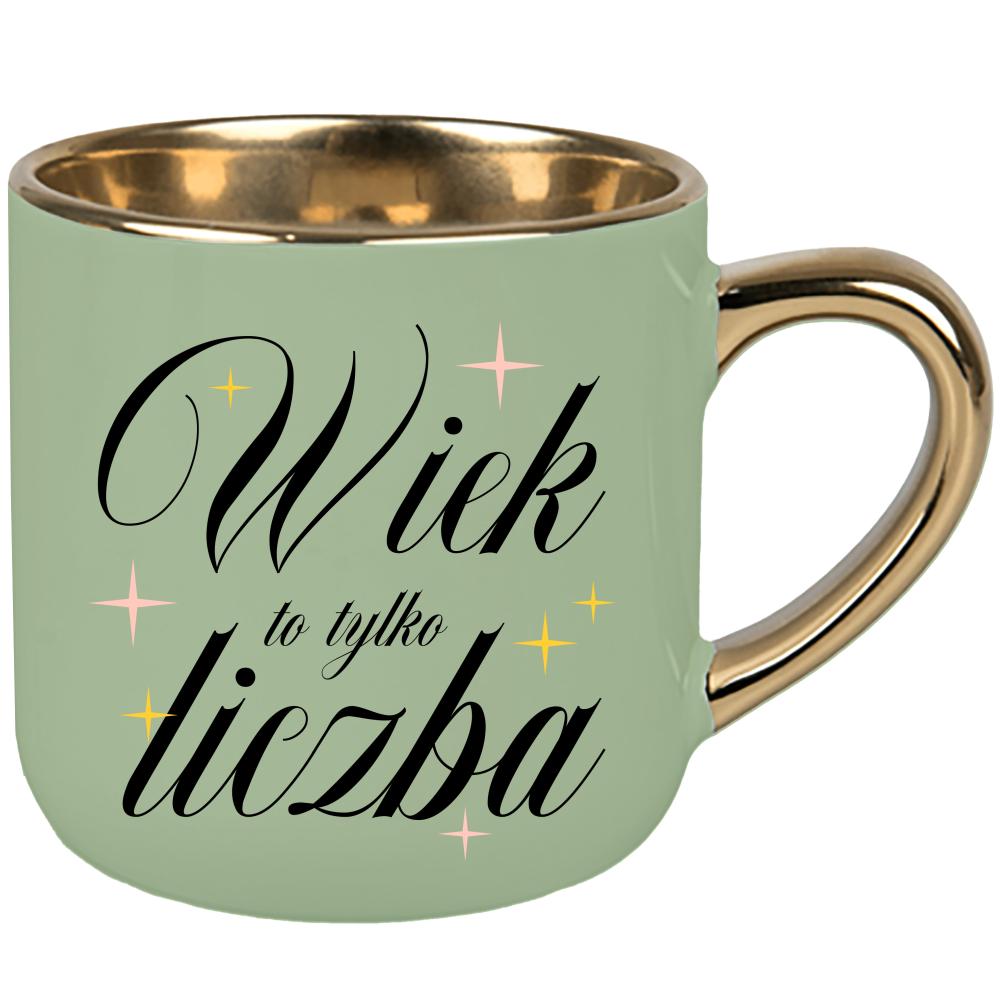 Wiek to tylko liczba 2 kubek elegant duży kolor zielony 2