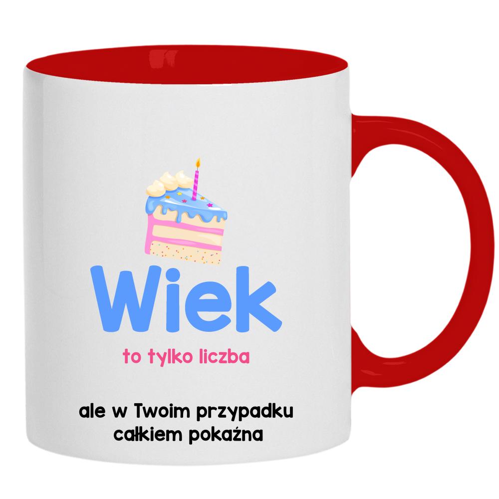 Wiek to tylko liczba kubek ucho kolor