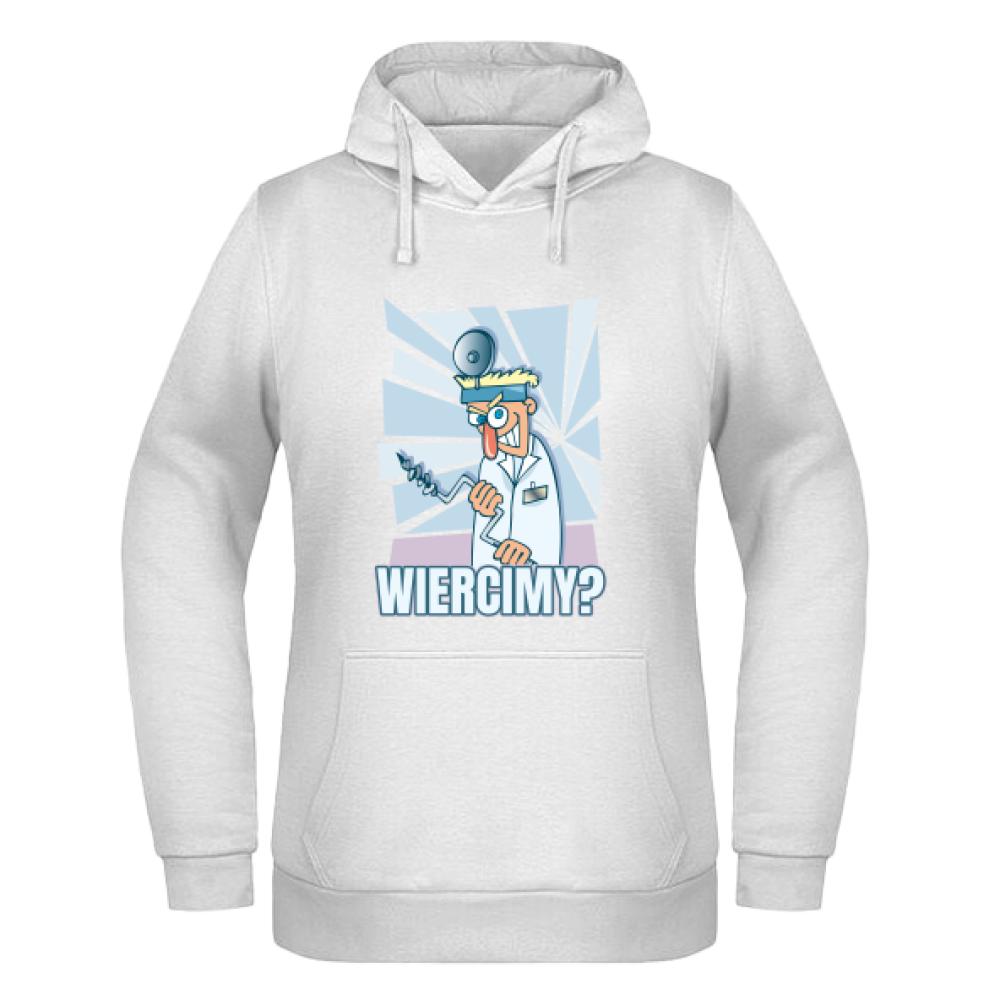 Wiercimy? bluza damska z kapturem