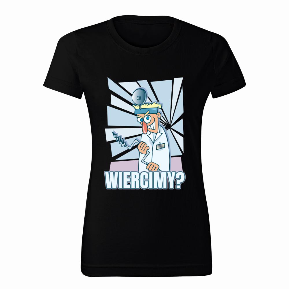 Wiercimy? koszulka damska kolor różowy