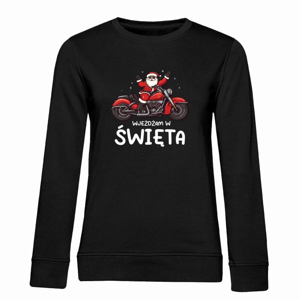 Wjeżdżam w Święta bluza damska bez kaptura
