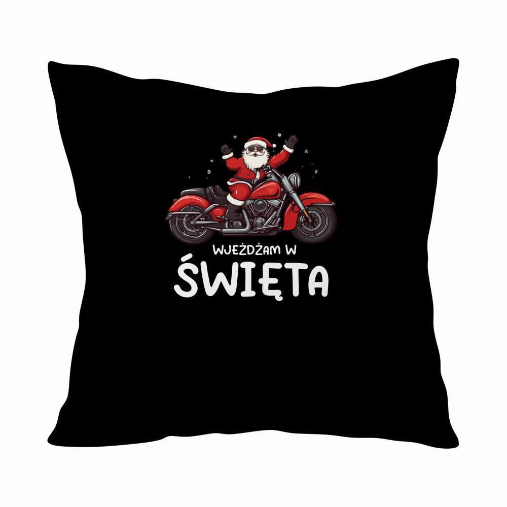 Wjeżdżam w Święta poduszka