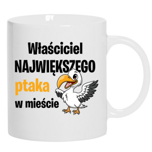 Właściciel największego ptaka w mieście