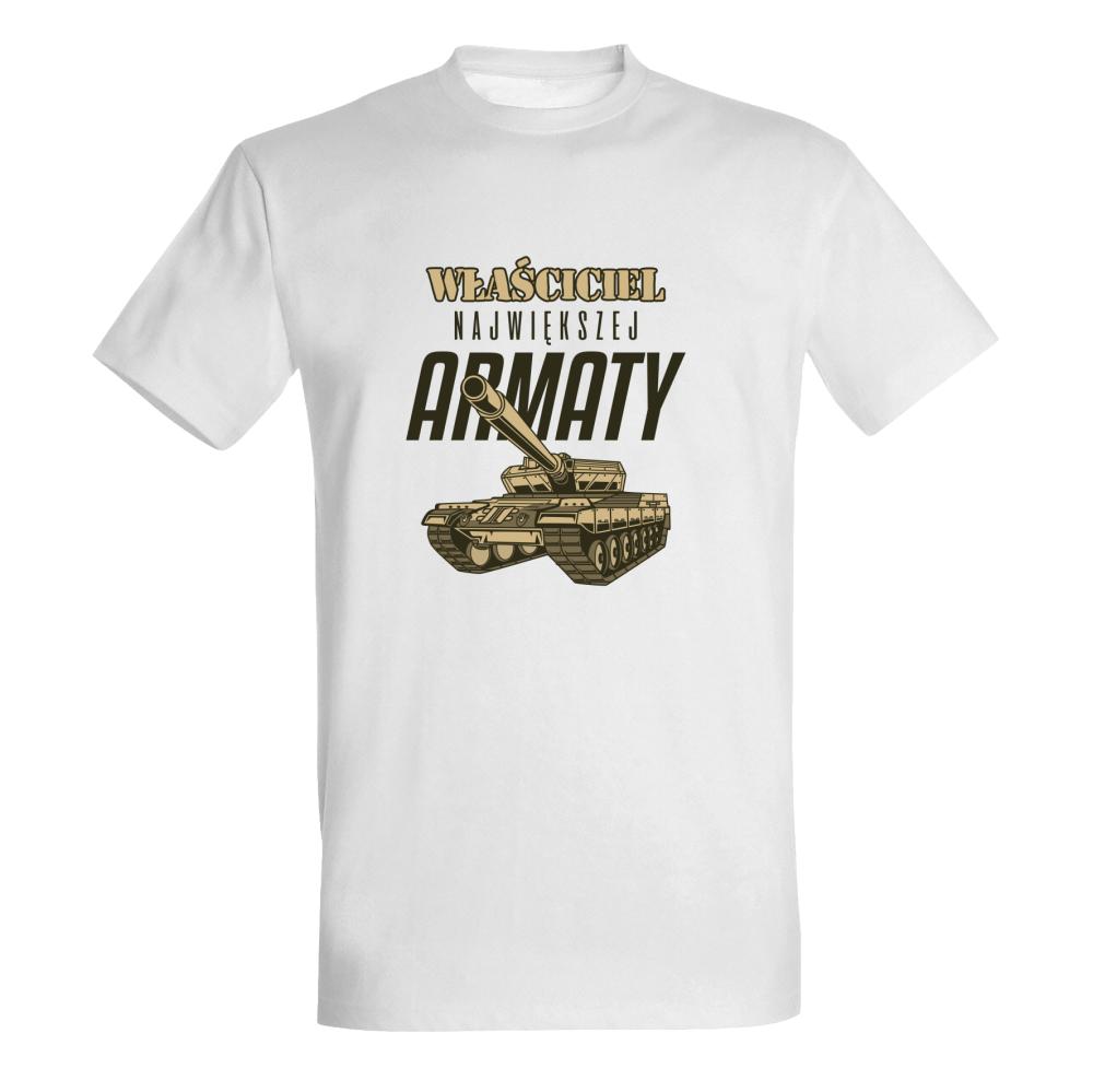 Właściciel największej armaty koszulka męska
