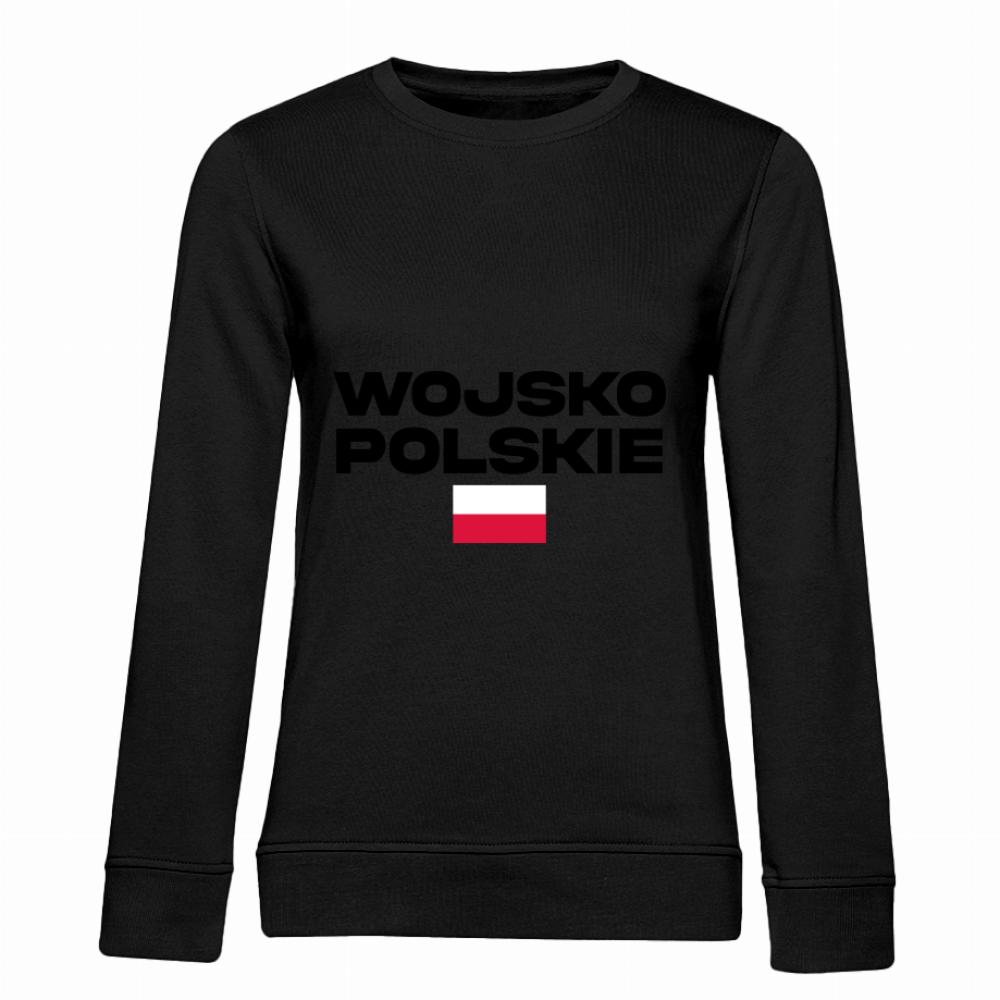 Wojsko Polskie bluza damska bez kaptura kolor biały