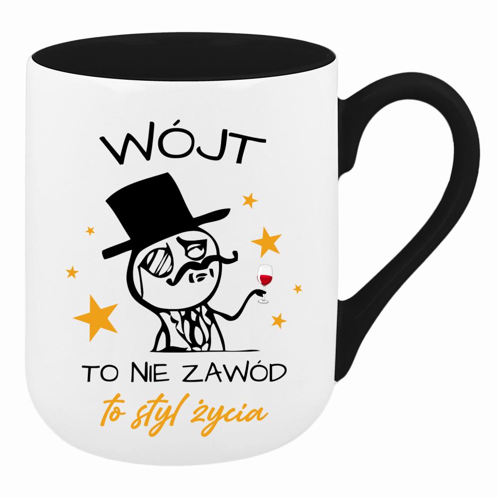 Wójt to nie zawód, to styl życia kubek coffee kolor navy