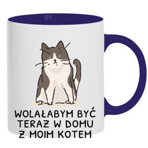 Wolałabym być teraz w domu z moim kotem
