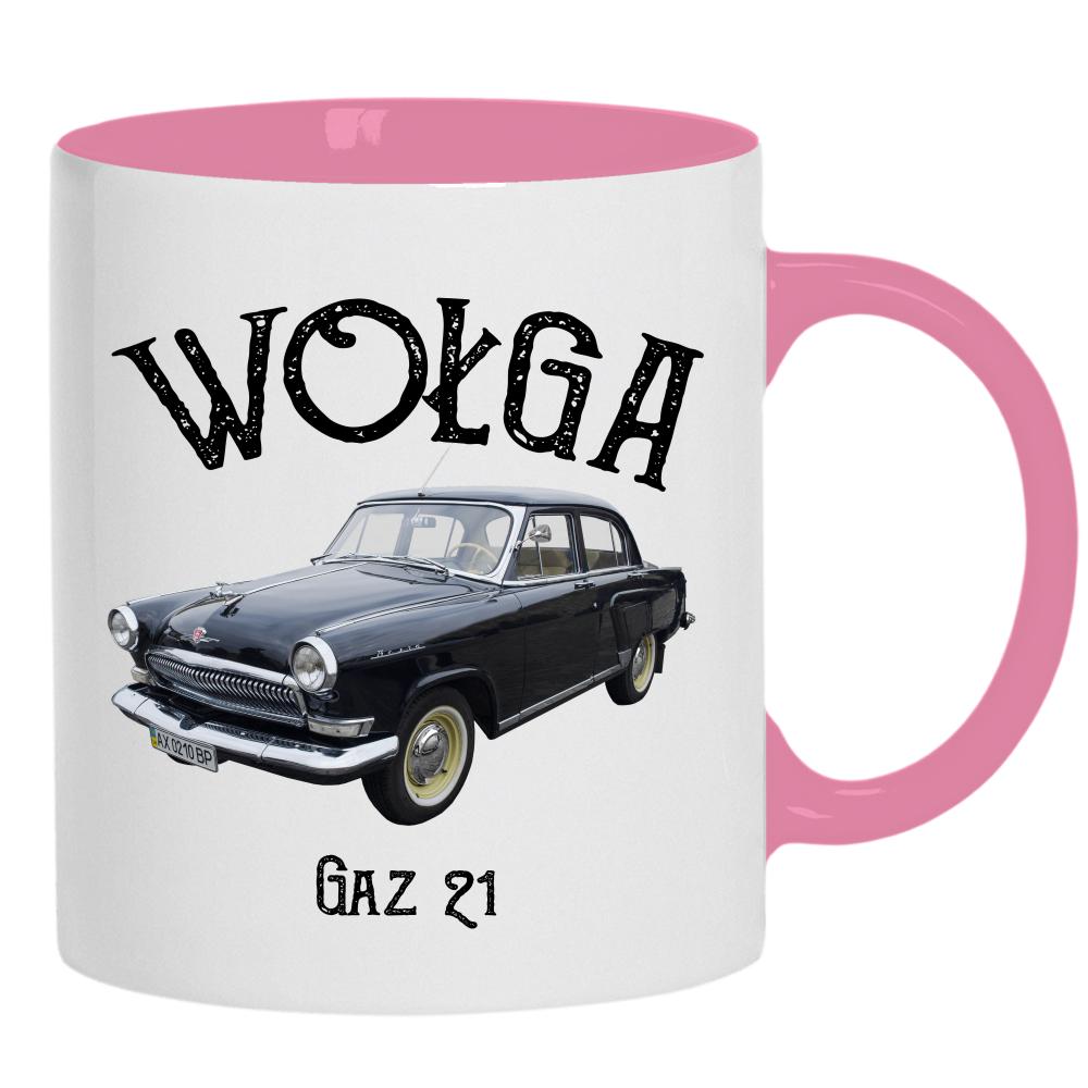 Wołga kubek ucho kolor kolor różowy
