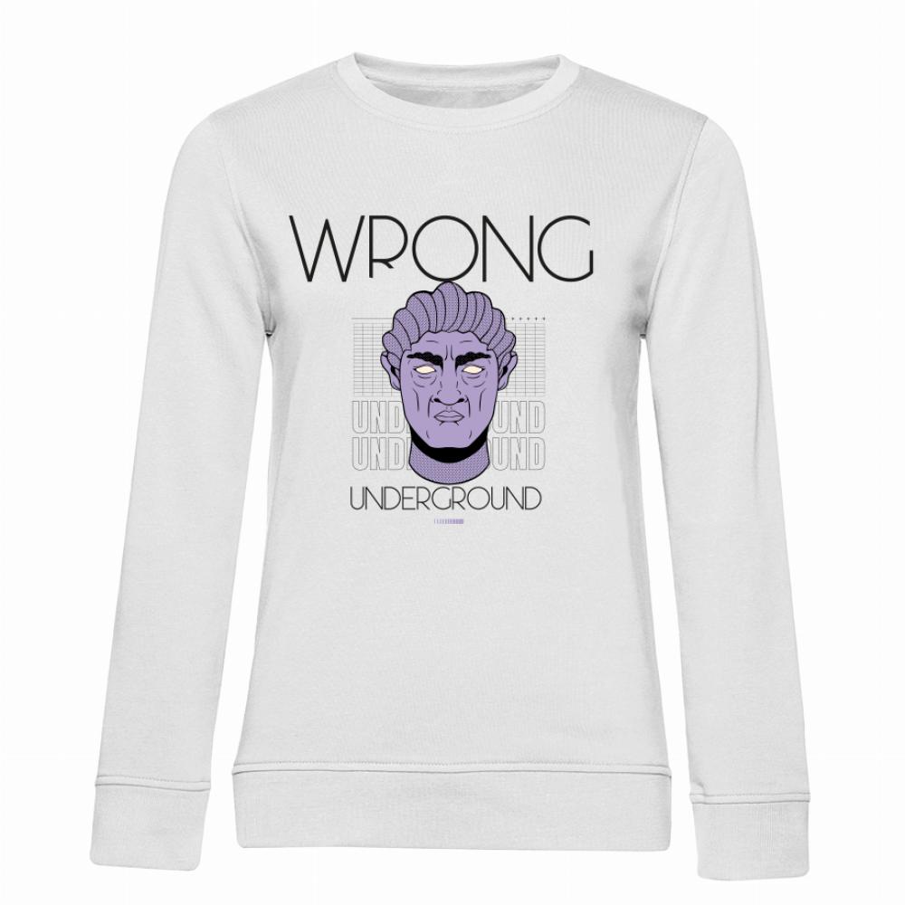 WRONG UNDERGROUND bluza damska bez kaptura