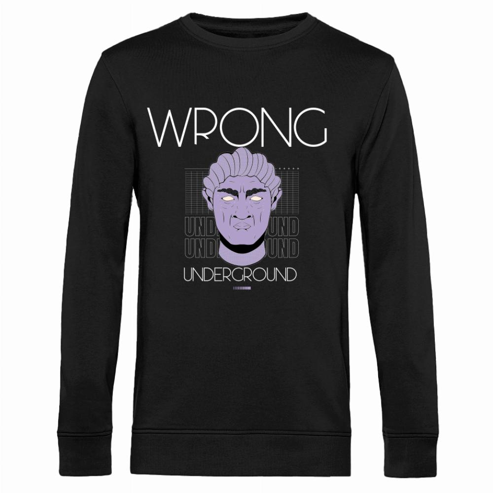 WRONG UNDERGROUND1 bluza męska bez kaptura