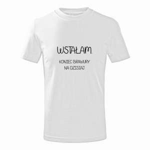 Wstałam. Koniec brawury na dzisiaj