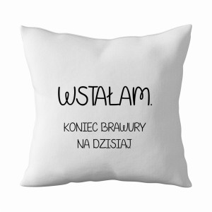 Wstałam. Koniec brawury na dzisiaj