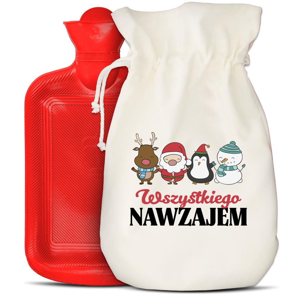 Wszystkiego Nawzajem termofor czerwony kolor niebieski