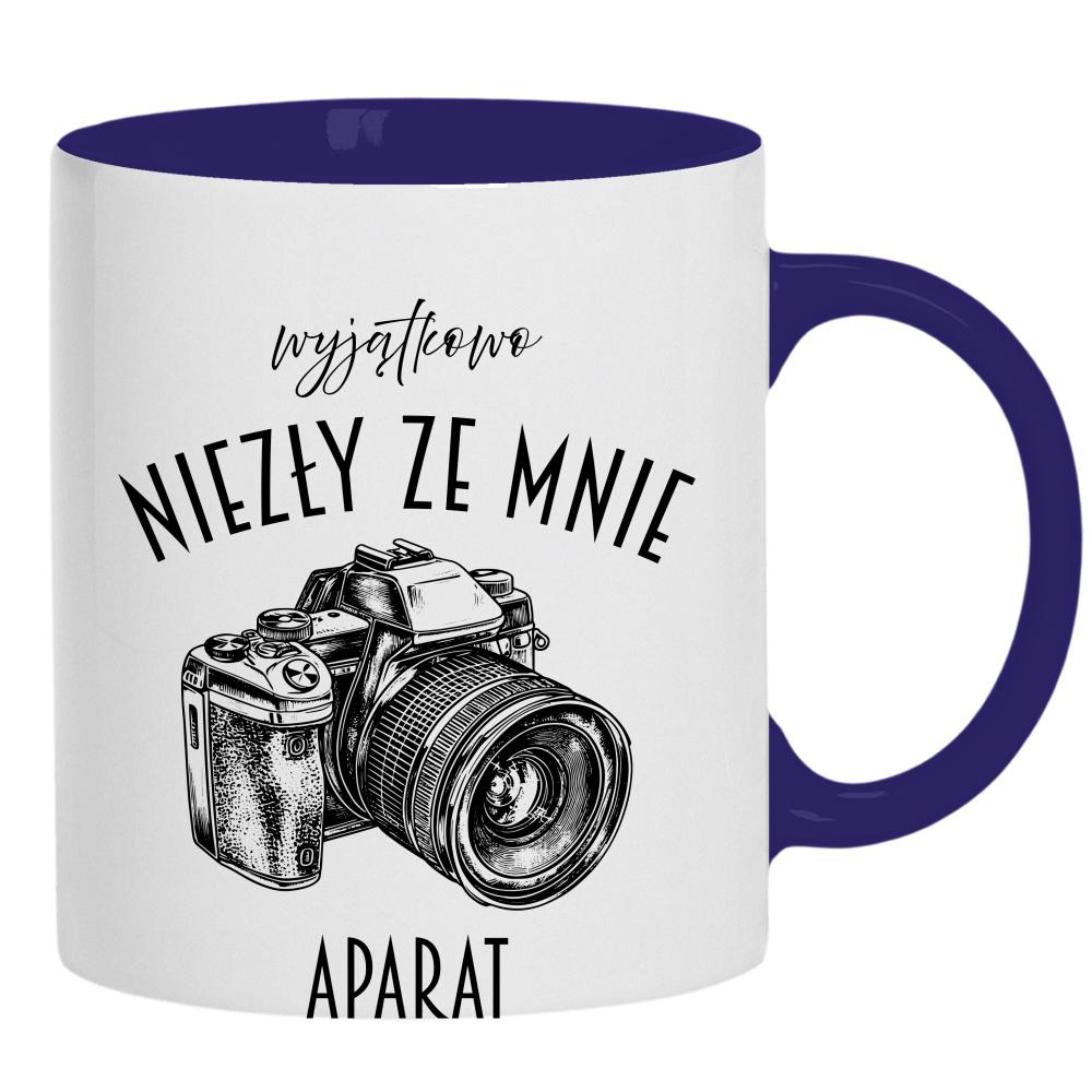 Wyjątkowo niezły ze mnie aparat kubek ucho kolor kolor navy