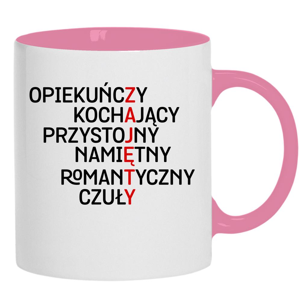 Wyjątkowy prezent dla wyjątkowego chłopaka! kubek ucho kolor kolor różowy
