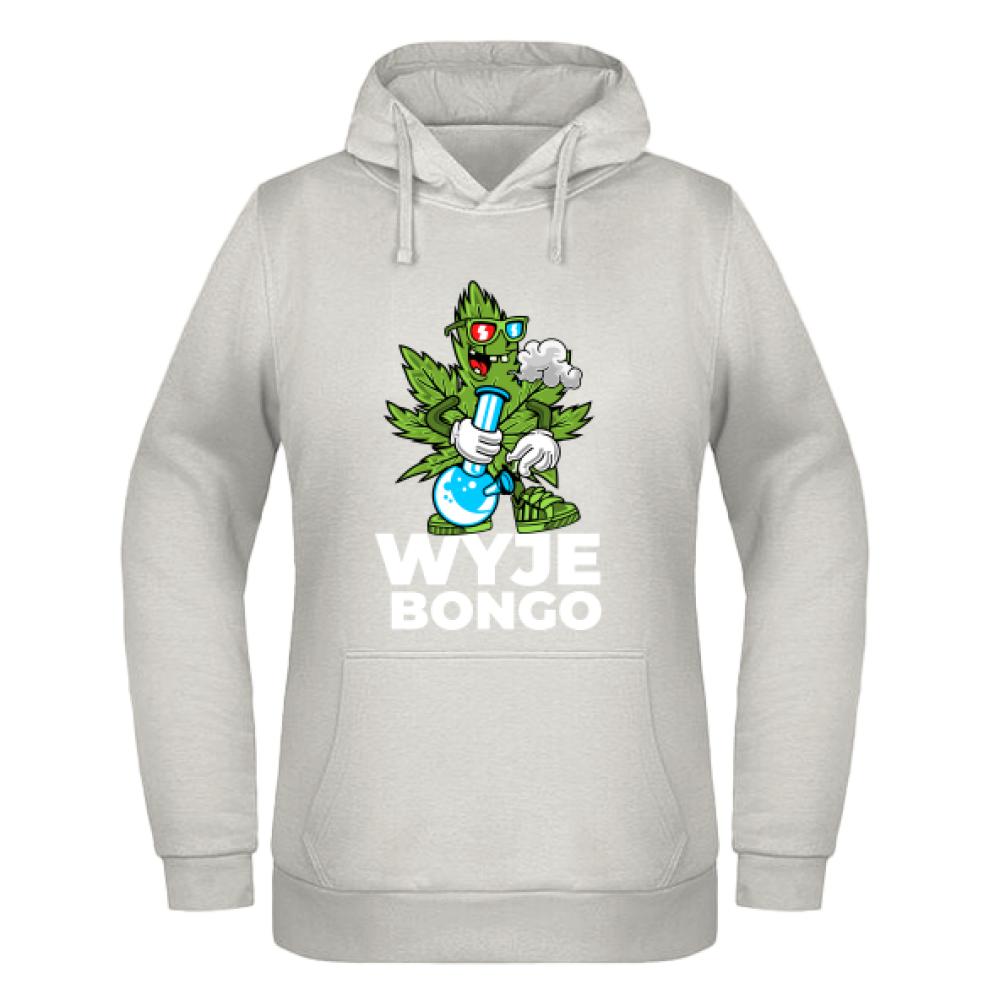 WYJEBONGO bluza damska z kapturem kolor vanilla milkshake