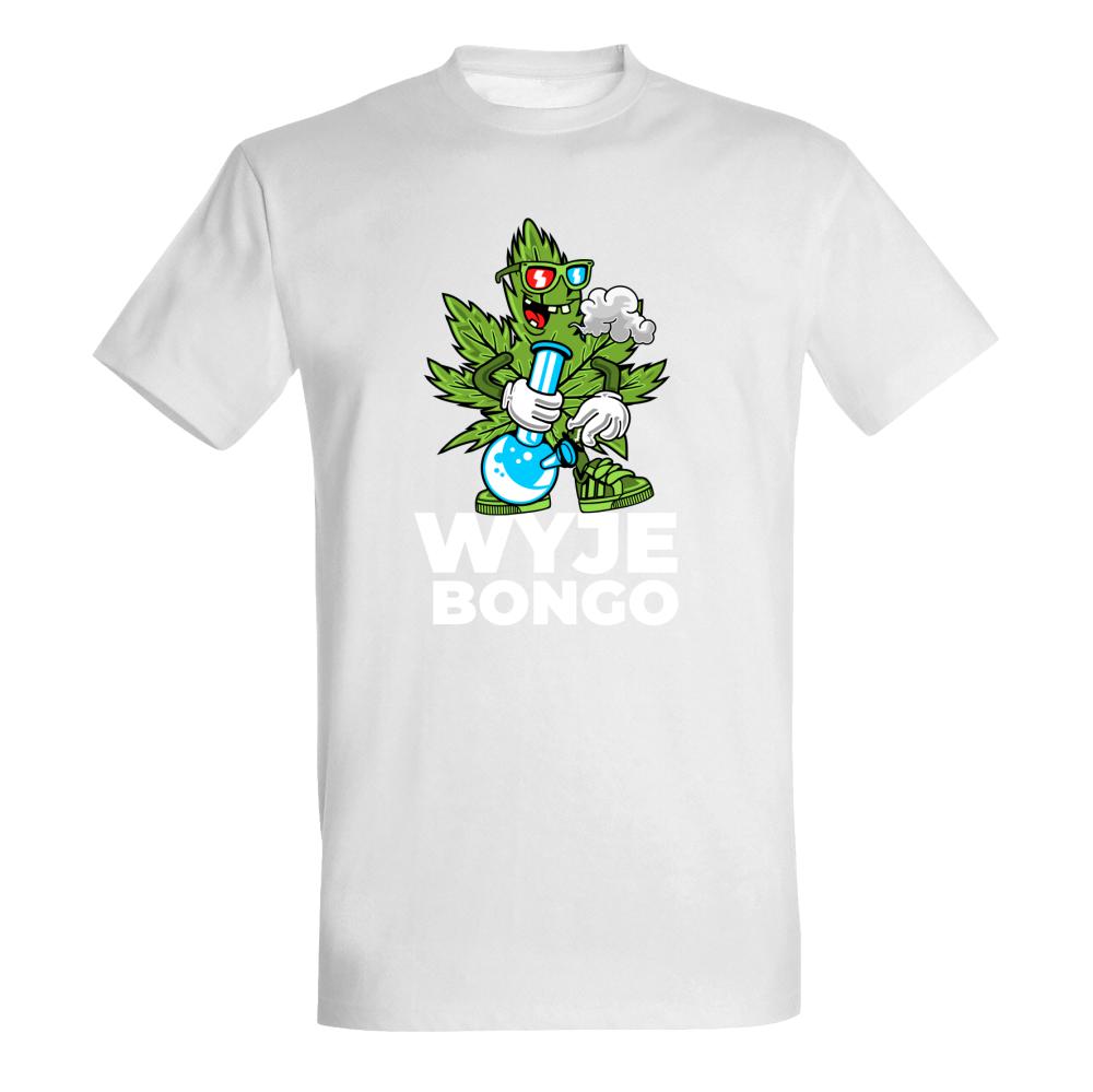 WYJEBONGO koszulka męska kolor biały