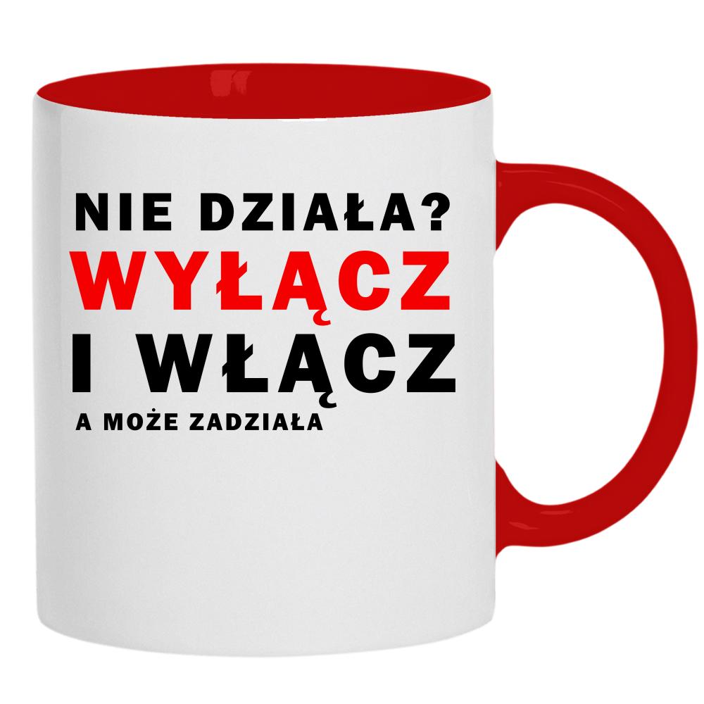 Wyłącz i Włącz a może zadziała kubek ucho kolor