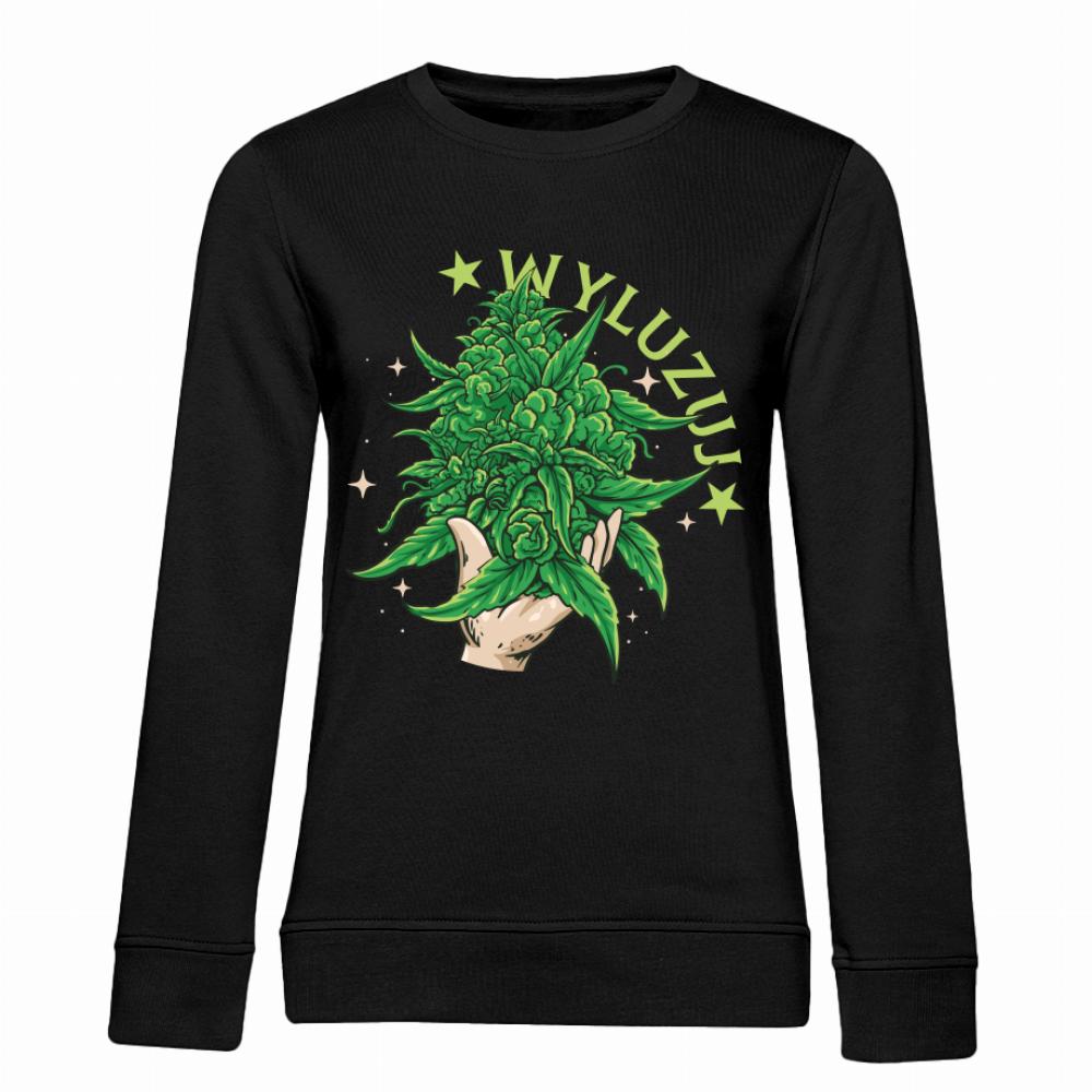 Wyluzuj i ciesz się życiem bluza damska bez kaptura