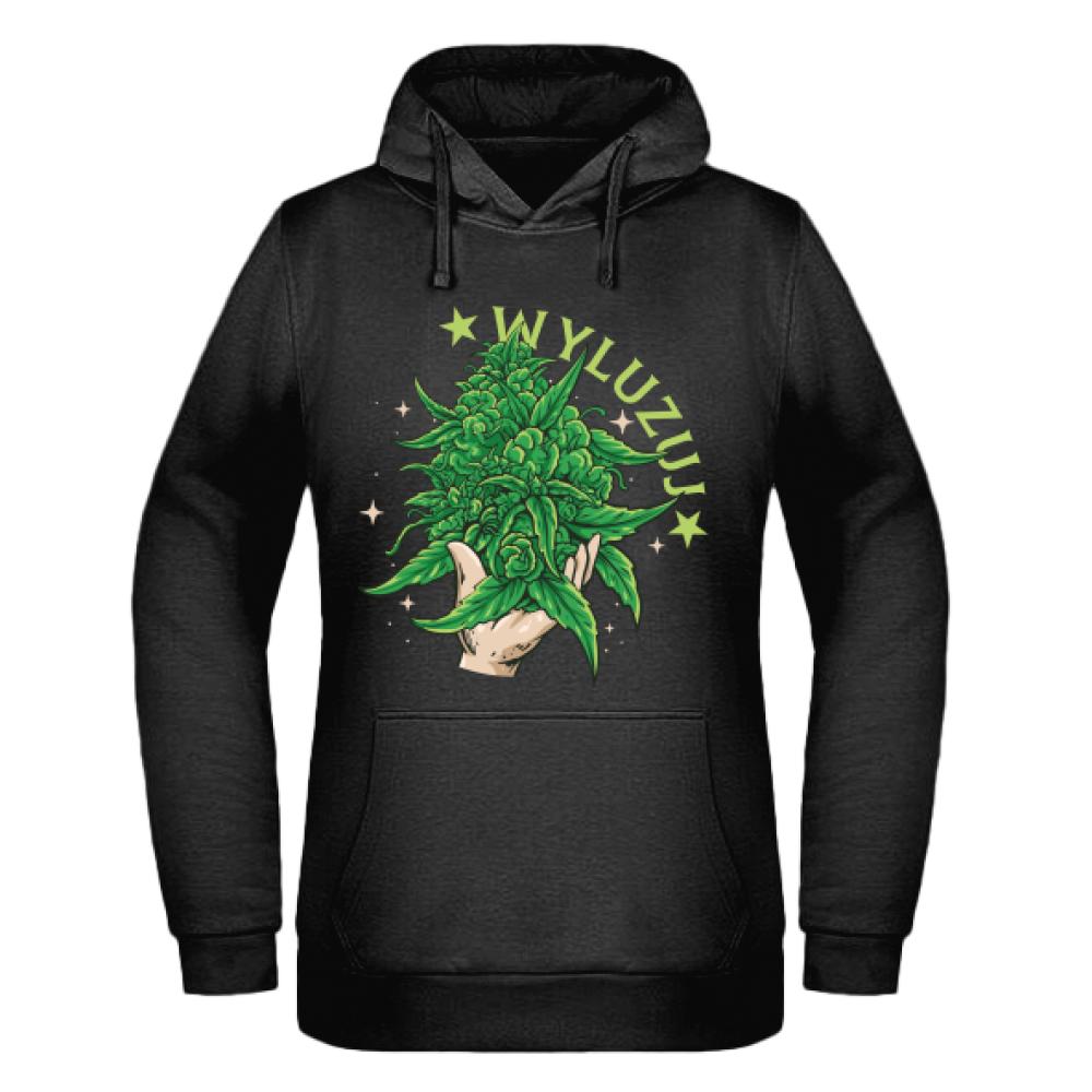 Wyluzuj i ciesz się życiem bluza damska z kapturem