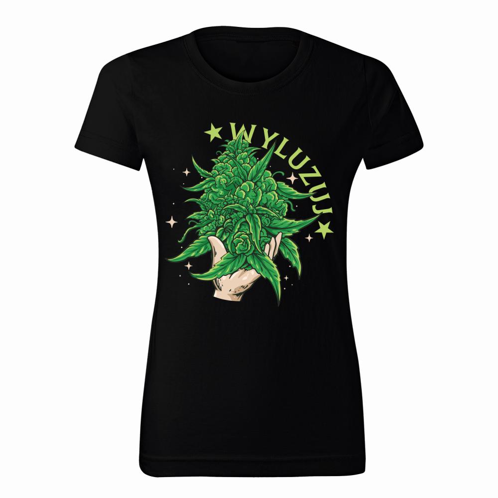 Wyluzuj i ciesz się życiem koszulka damska