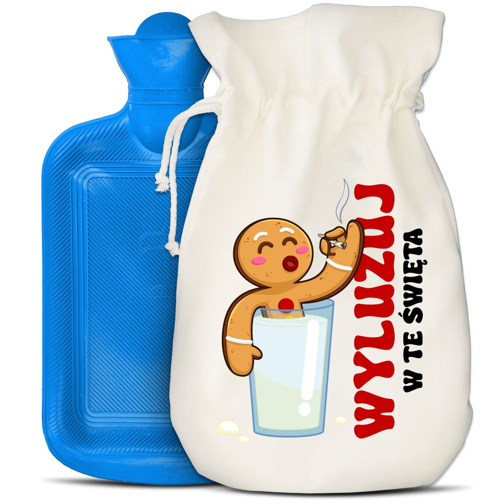 Wyluzuj w te święta termofor niebieski