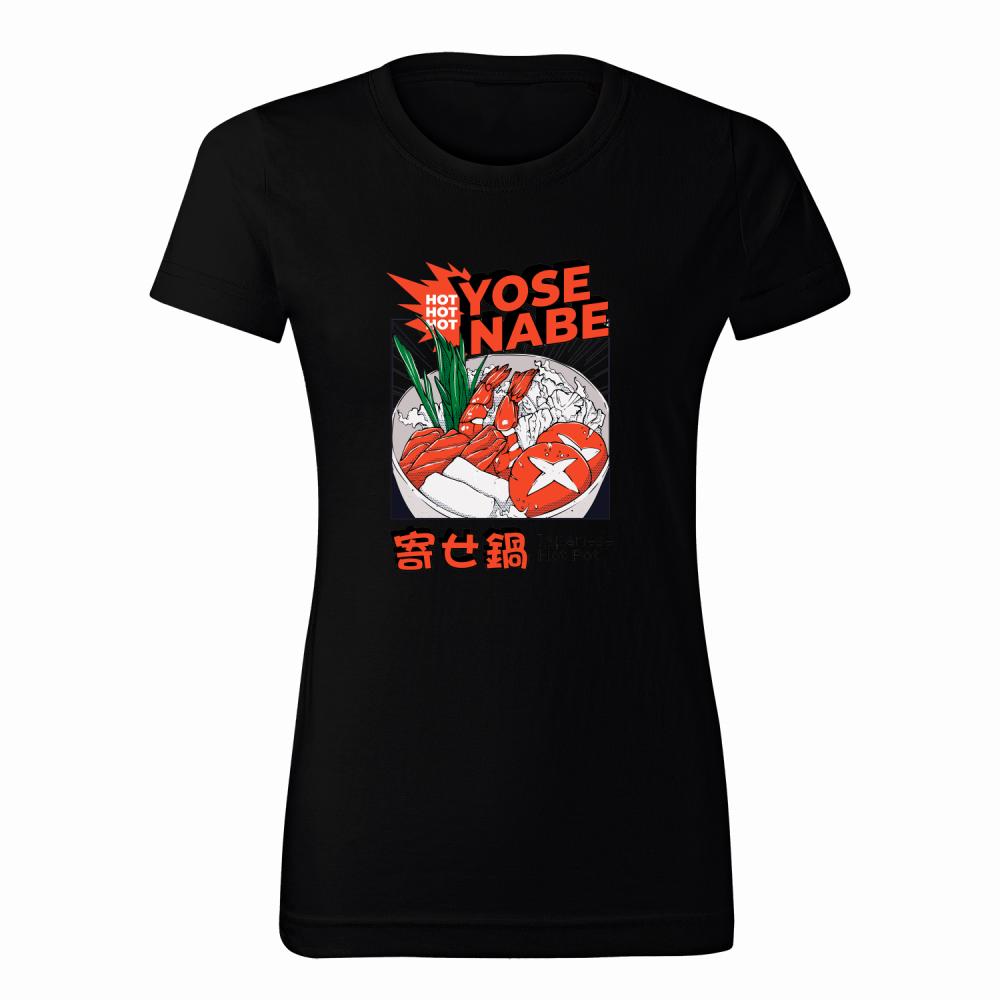 Yose Nabe koszulka damska kolor red