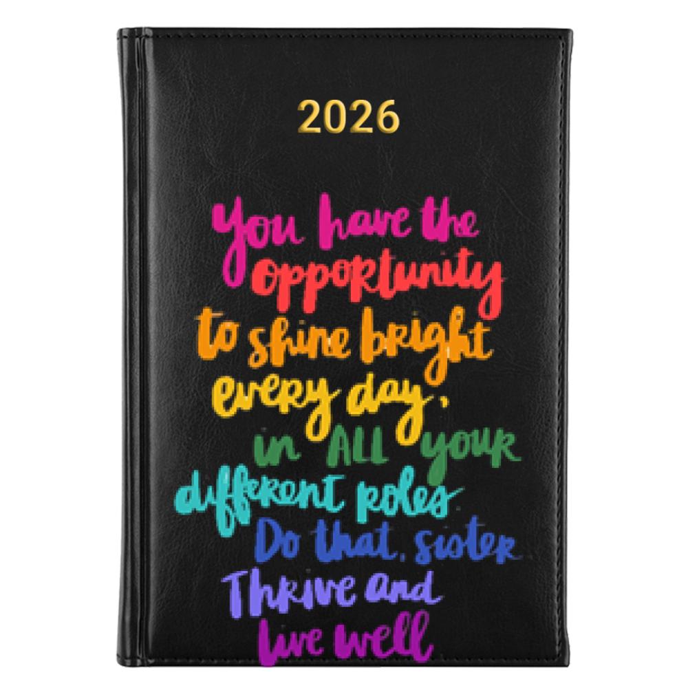 You have opportunity to shine bright kalendarz książkowy a5 2026