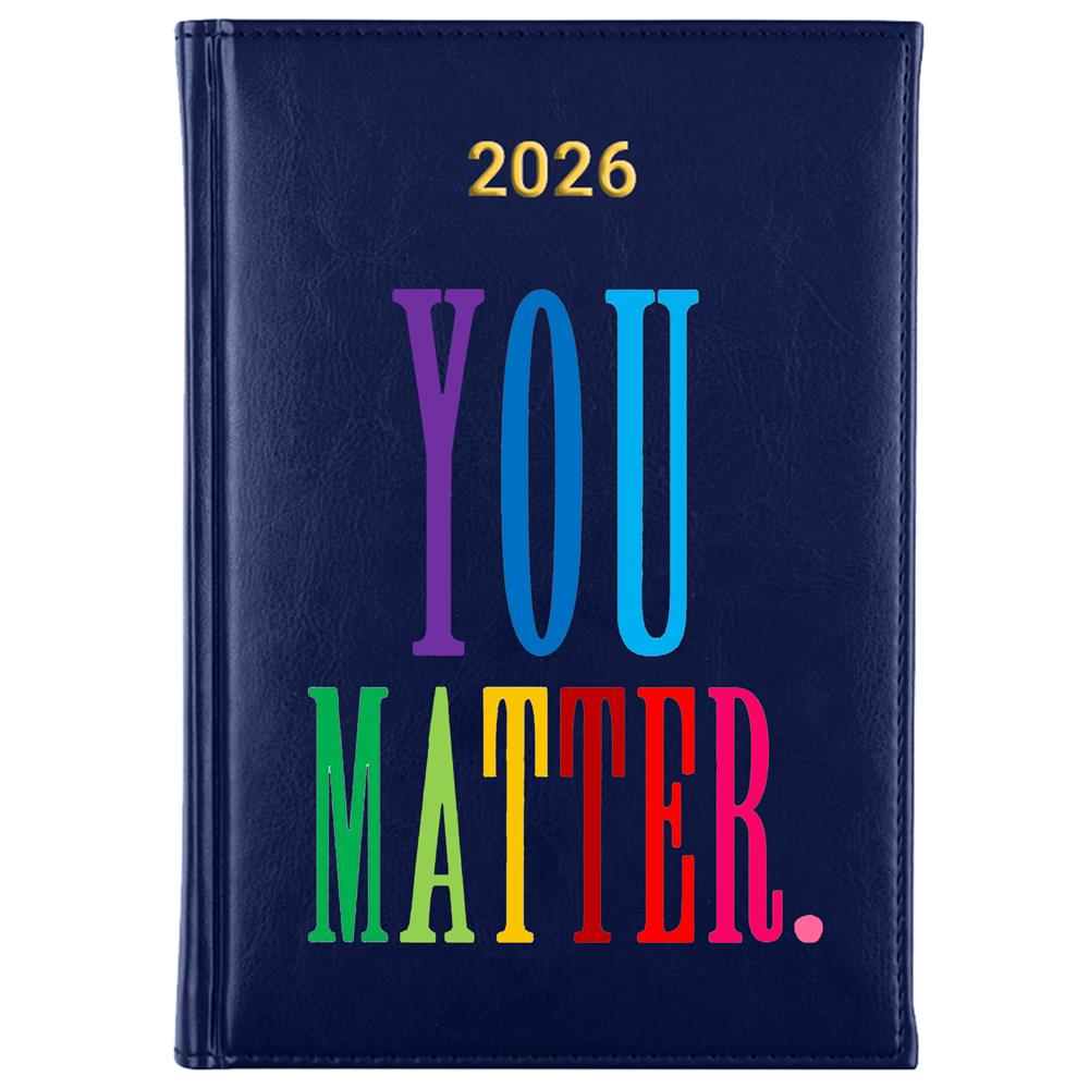 You matter kalendarz książkowy a5 2026 kolor granatowy