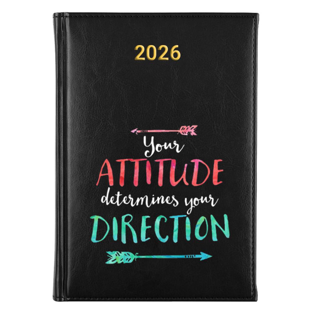 Your attitude determines your direction kalendarz książkowy a5 2026