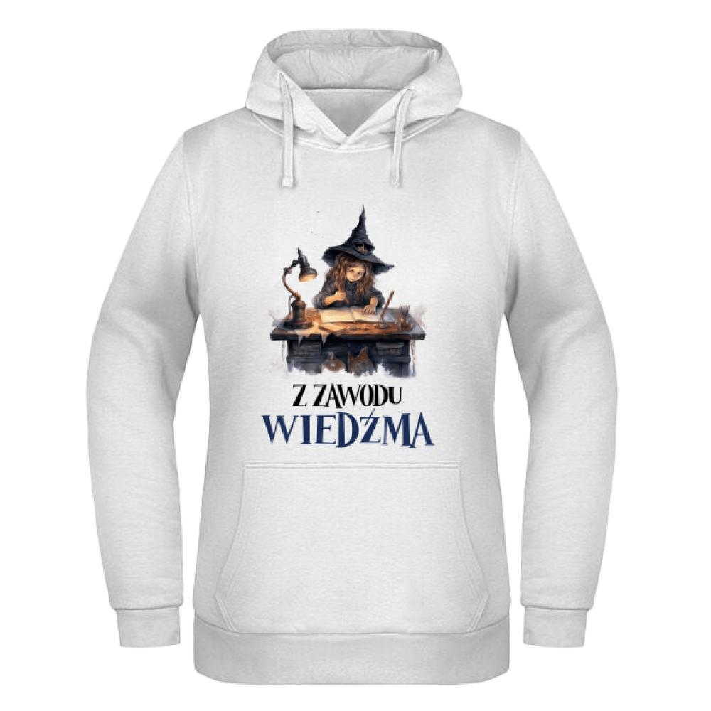 Z zawodu wiedźma? Brzmi jak praca marzeń! bluza damska z kapturem