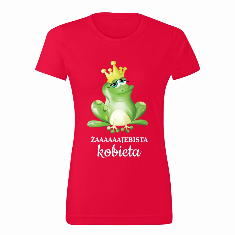 Żaaaaaajebista kobieta koszulka damska