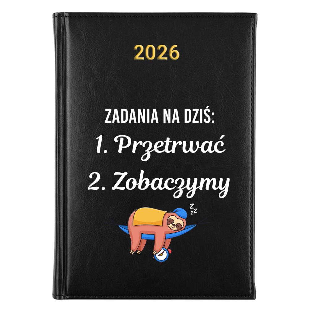 Zadania na dziś Przetrwać kalendarz a5