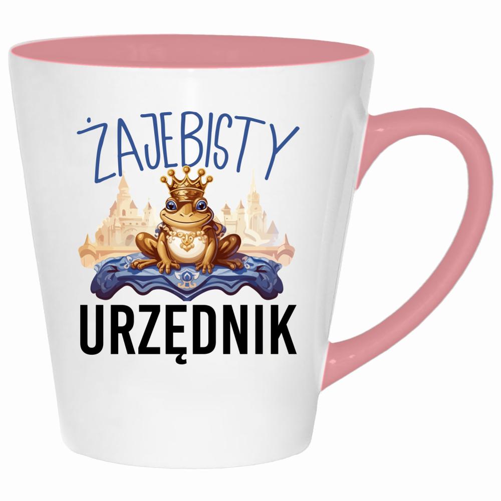 ŻAJ#BISTY URZĘDNIK kubek latte kolor pink