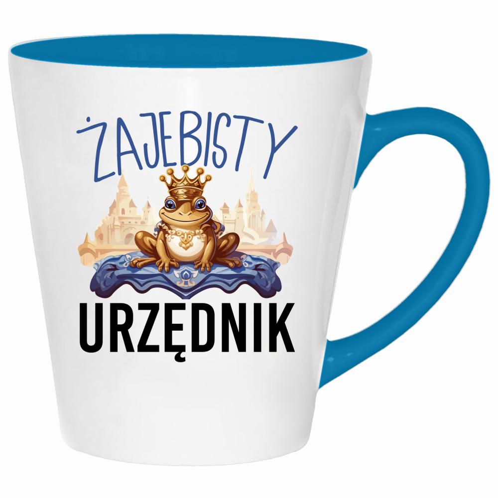 ŻAJ#BISTY URZĘDNIK kubek latte kolor turkus