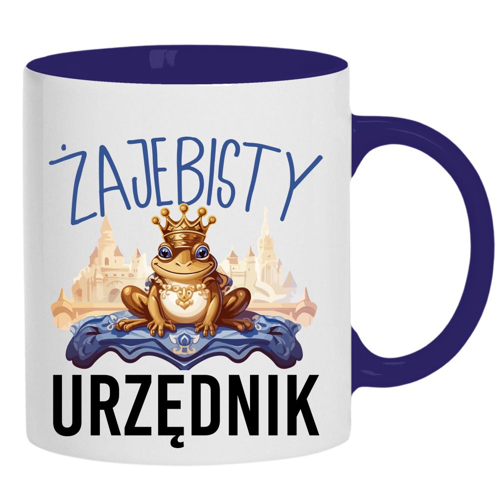 ŻAJ#BISTY URZĘDNIK kubek ucho kolor kolor navy