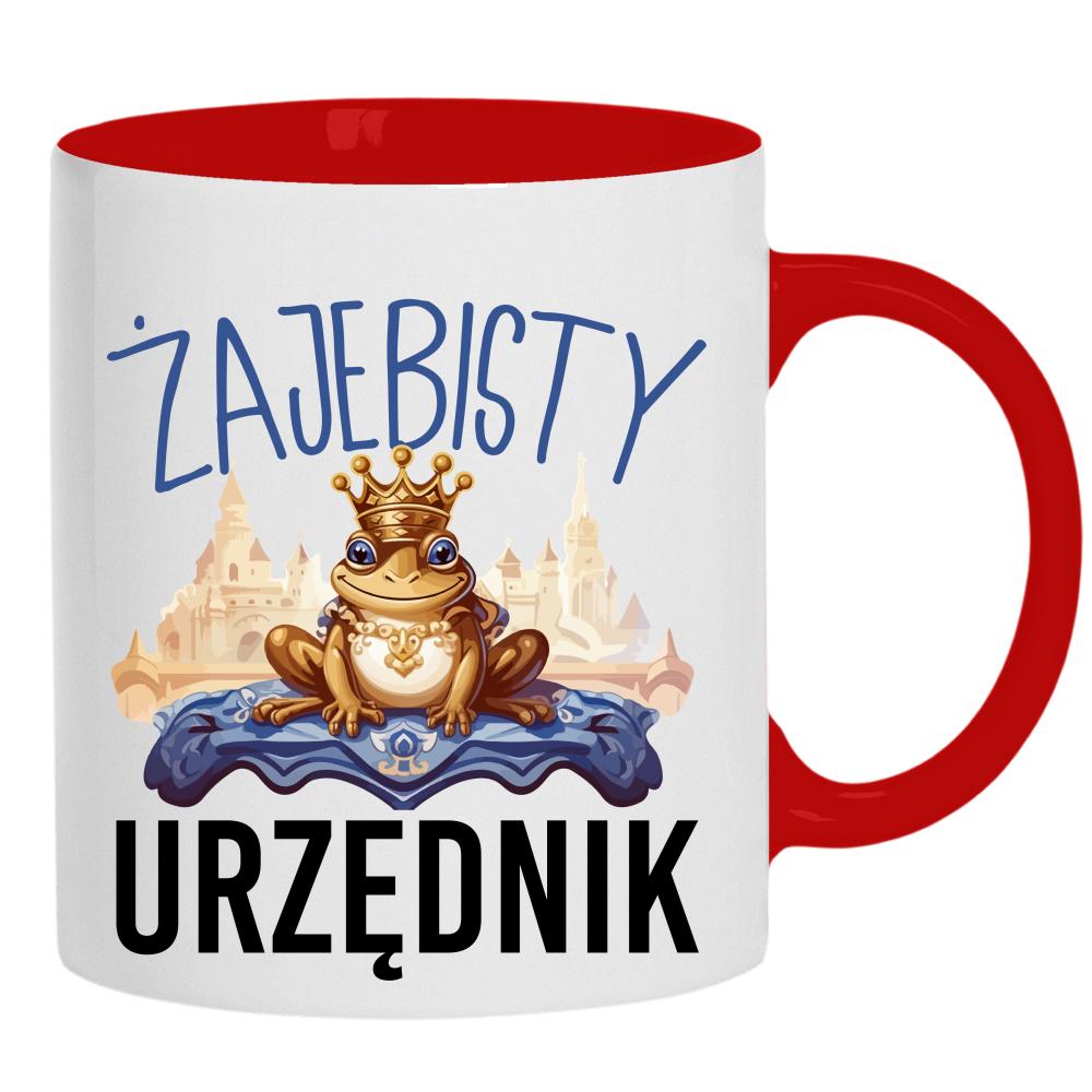 ŻAJ#BISTY URZĘDNIK kubek ucho kolor kolor żółty