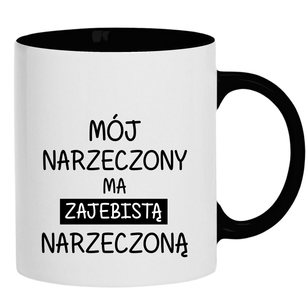 Zaje*ista narzeczona kubek ucho kolor kolor czarnyy