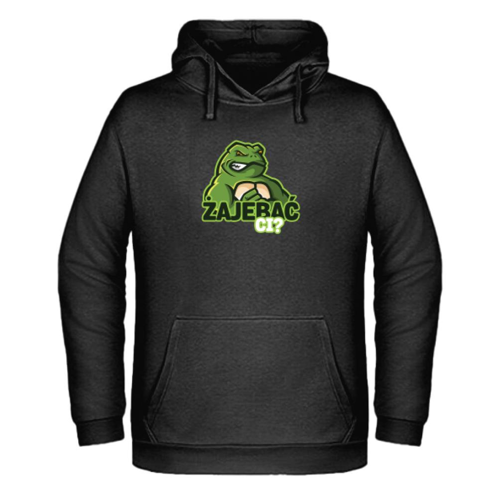 ŻAJEBAĆ CI 2 bluza męska z kapturem