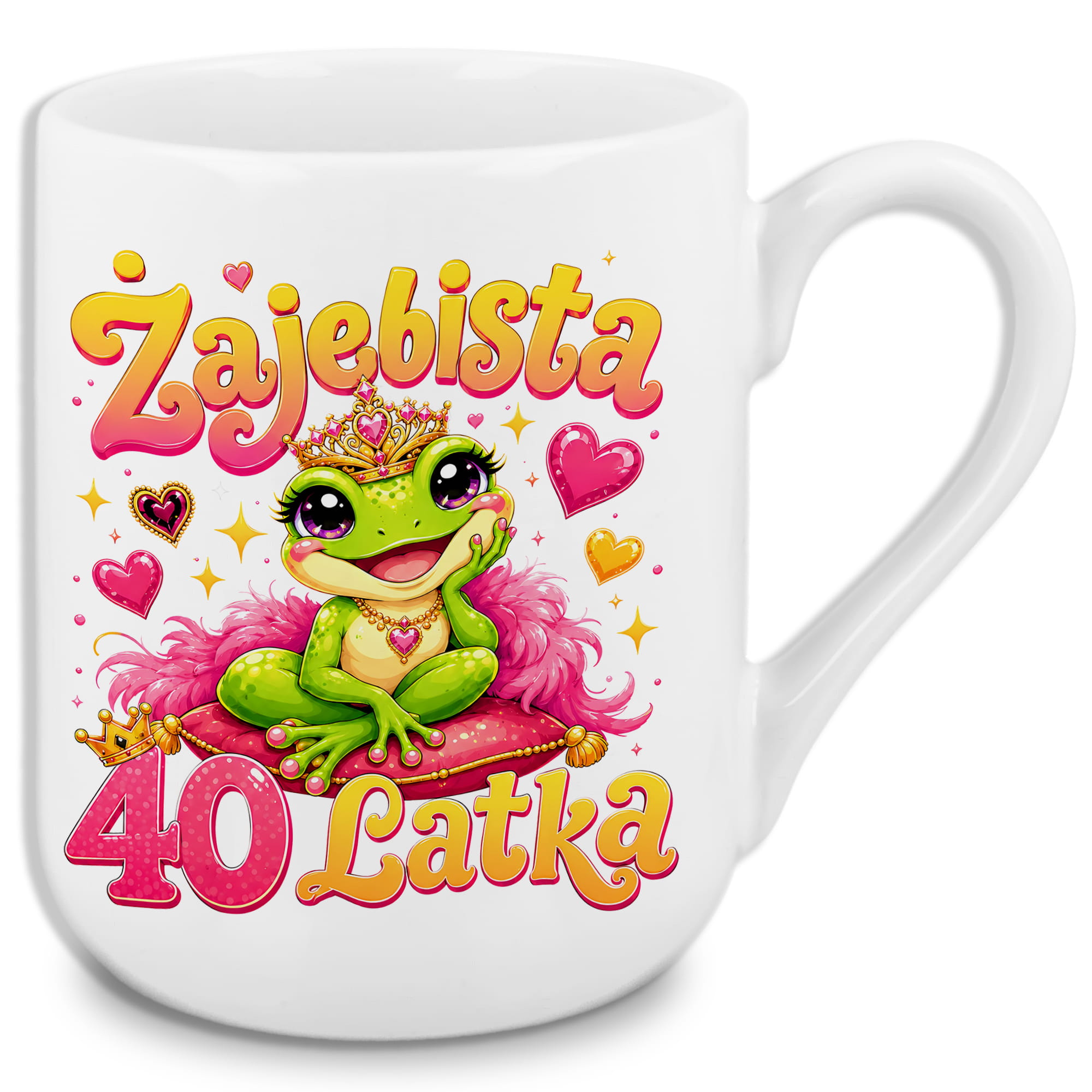Żajebista 40-latka kubek coffee