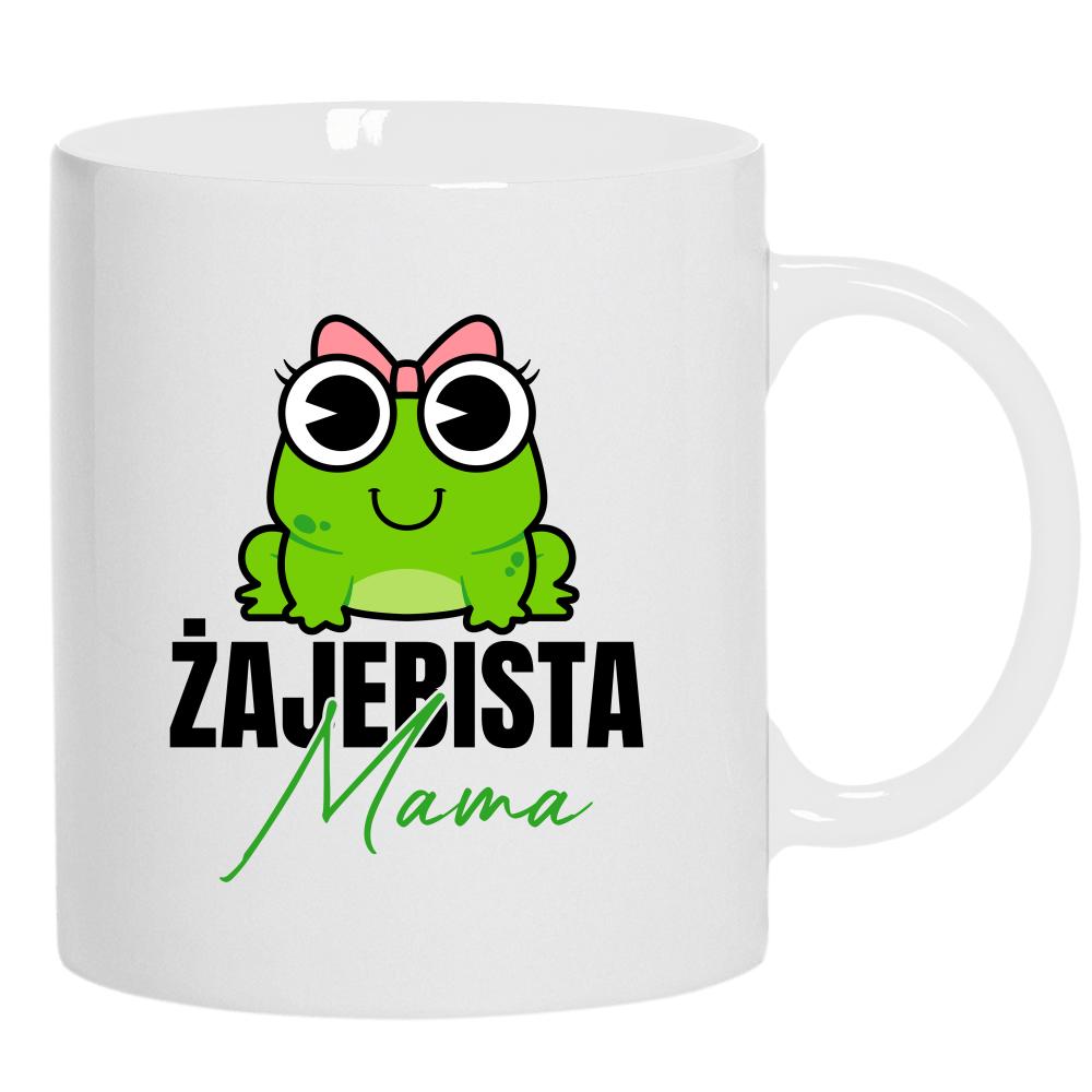 Żajebista mama 2 kubek ucho kolor kolor biały