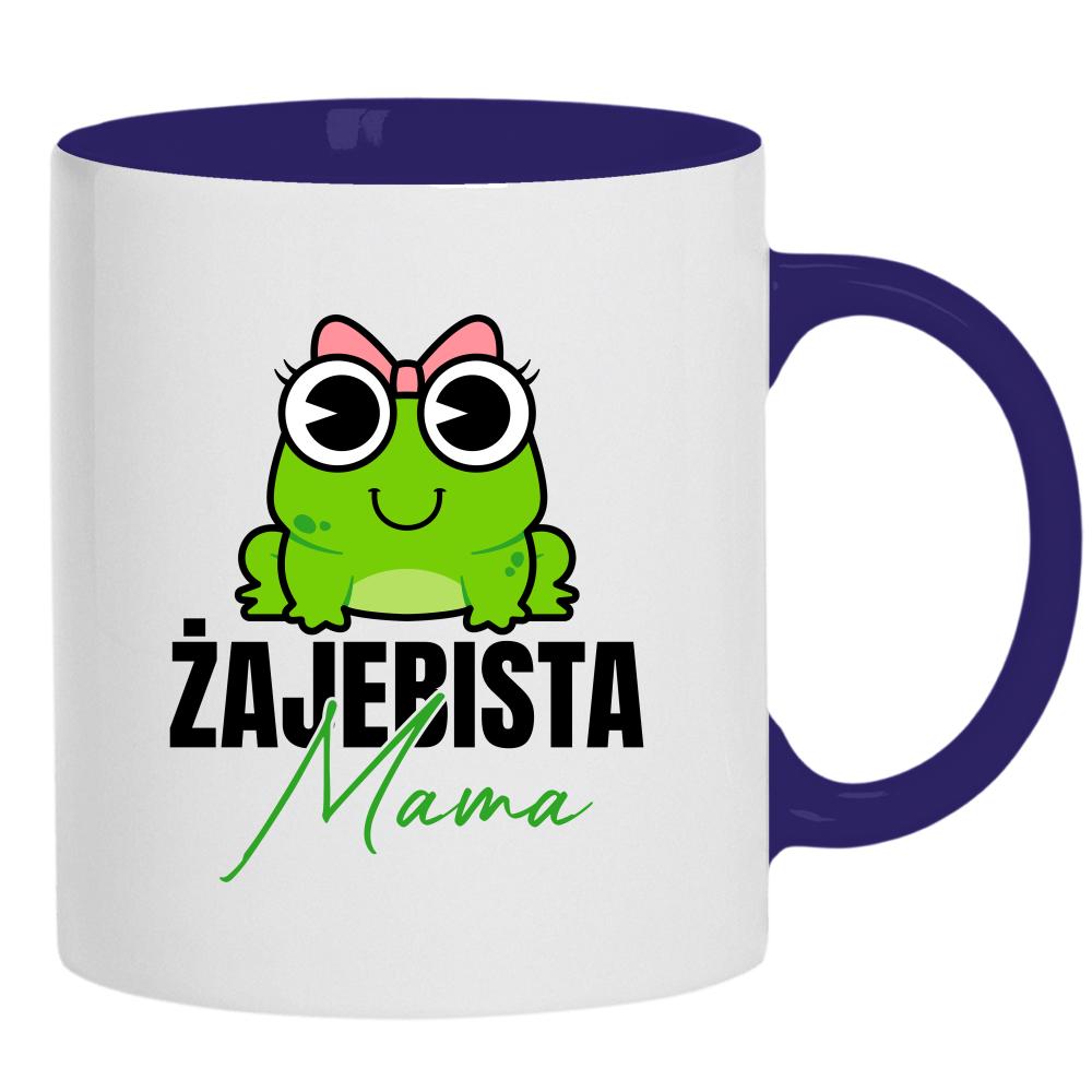Żajebista mama 2 kubek ucho kolor kolor navy