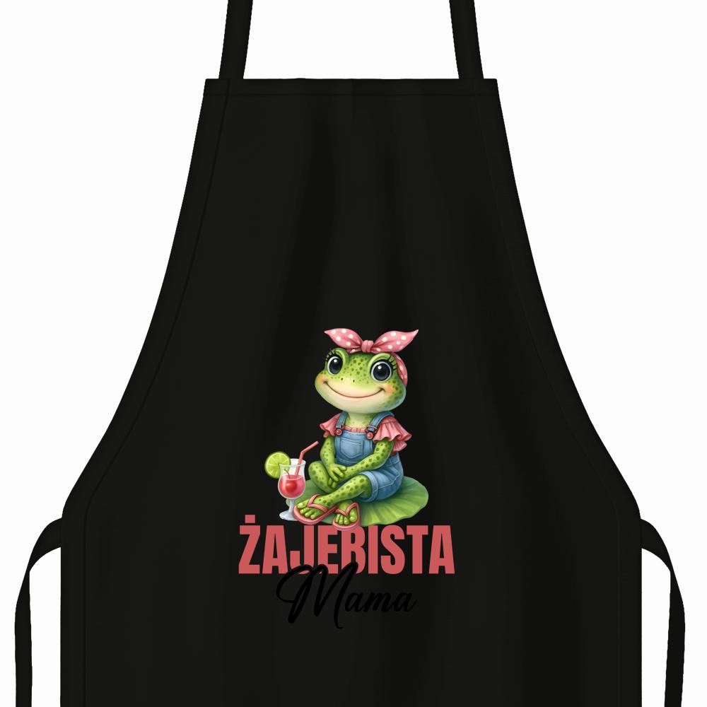 Żajebista mama 3 fartuch kolor czarnyy