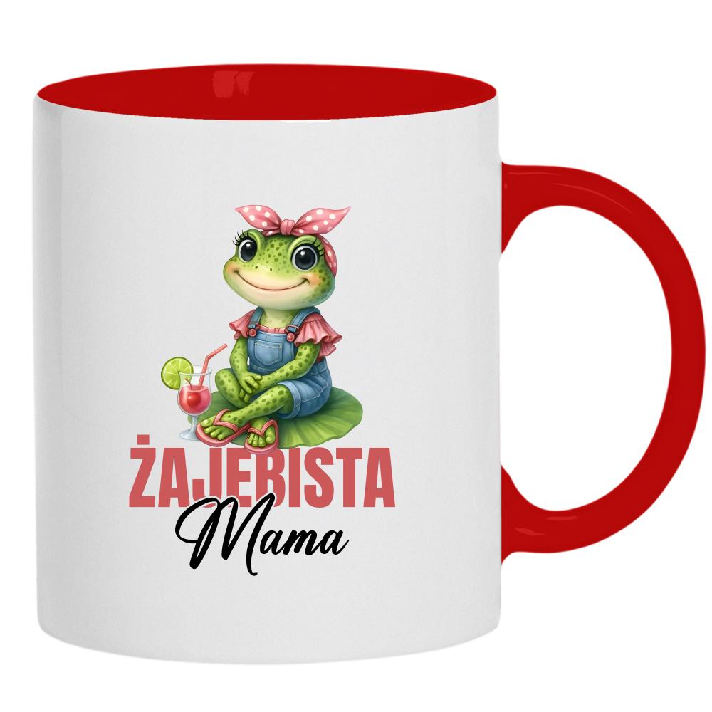 Żajebista mama 3 kubek ucho kolor